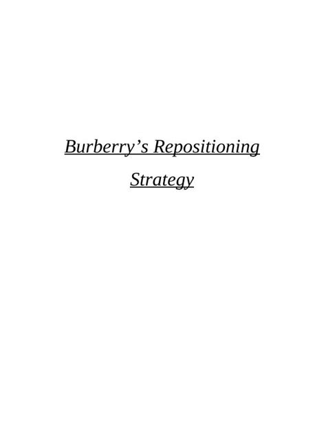 burberry repositioning strategy|jonathan kiman.